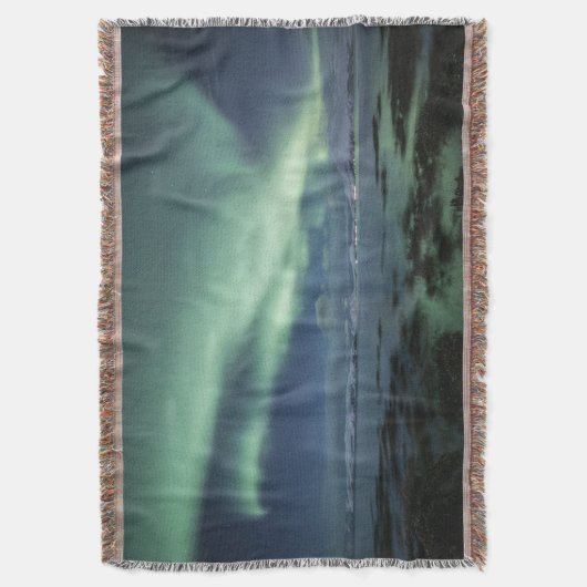 Nordlichter Norwegen Decke (Vorderseite Vertikal)