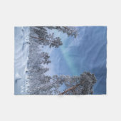 Nordlichter Norwegen Fleecedecke (Vorderseite (Horizontal))