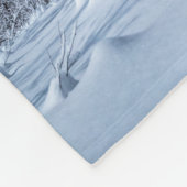 Nordlichter Norwegen Fleecedecke (Ecke)