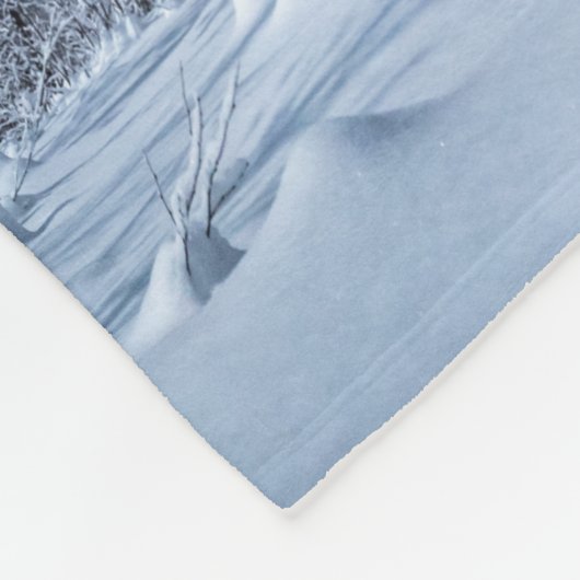 Nordlichter Norwegen Fleecedecke (Ecke)