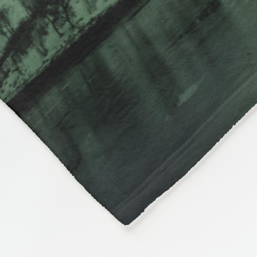 Nordlichter Norwegen Fleecedecke (Ecke)