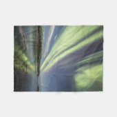 Nordlichter Norwegen Fleecedecke (Vorderseite (Horizontal))