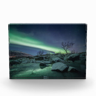 Nordlichter Norwegen Fotoblock