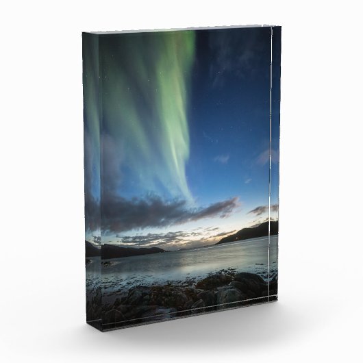 Nordlichter Norwegen Fotoblock (Links)