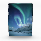 Nordlichter Norwegen Fotoblock (Vorderseite)