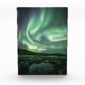 Nordlichter Norwegen Fotoblock (Vorderseite)