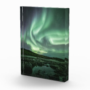 Nordlichter Norwegen Fotoblock