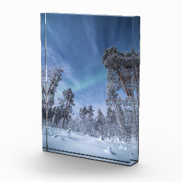 Nordlichter Norwegen Fotoblock