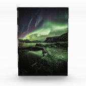 Nordlichter Norwegen Fotoblock (Vorderseite)