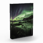 Nordlichter Norwegen Fotoblock (Links)