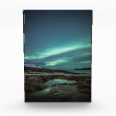 Nordlichter Norwegen Fotoblock (Vorderseite)