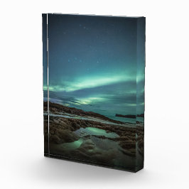 Nordlichter Norwegen Fotoblock