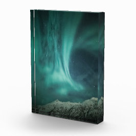 Nordlichter Norwegen Fotoblock