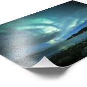 Nordlichter Norwegen Fotodruck (Ecke)