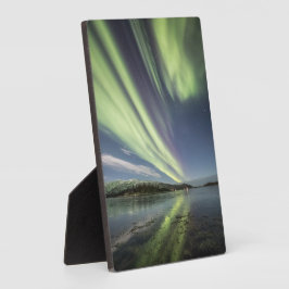 Nordlichter Norwegen Fotoplatte