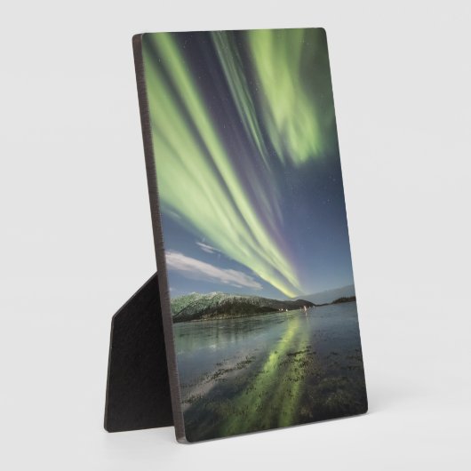 Nordlichter Norwegen Fotoplatte (Seite)