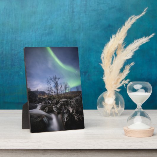 Nordlichter Norwegen Fotoplatte (Seite)