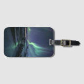 Nordlichter Norwegen Gepäckanhänger (Vorderseite (Horizontal))
