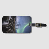 Nordlichter Norwegen Gepäckanhänger (Vorderseite (Horizontal))