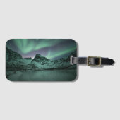 Nordlichter Norwegen Gepäckanhänger (Vorderseite (Horizontal))