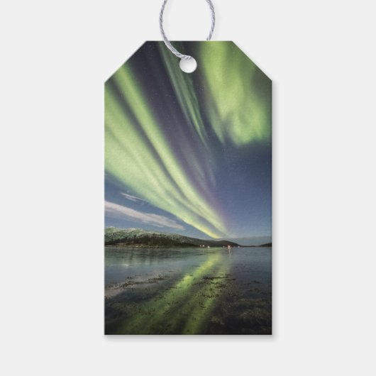 Nordlichter Norwegen Geschenkanhänger (Vorderseite)