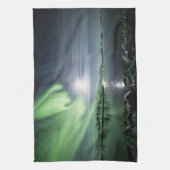 Nordlichter Norwegen Geschirrtuch (Vertikal)