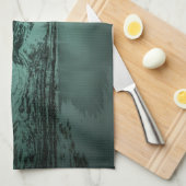 Nordlichter Norwegen Geschirrtuch (Viertel Falte)