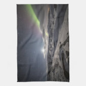 Nordlichter Norwegen Geschirrtuch (Vertikal)