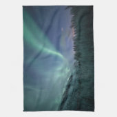 Nordlichter Norwegen Geschirrtuch (Vertikal)