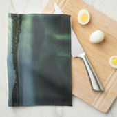 Nordlichter Norwegen Geschirrtuch (Viertel Falte)