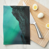 Nordlichter Norwegen Geschirrtuch (Viertel Falte)