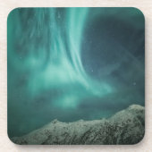 Nordlichter Norwegen Getränkeuntersetzer (Vorderseite)