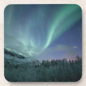 Nordlichter Norwegen Getränkeuntersetzer (Vorderseite)