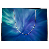Nordlichter Norwegen Große Geschenktüte (Rückseite)