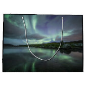 Nordlichter Norwegen Große Geschenktüte (Rückseite)