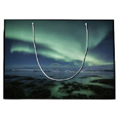 Nordlichter Norwegen Große Geschenktüte (Vorderseite)