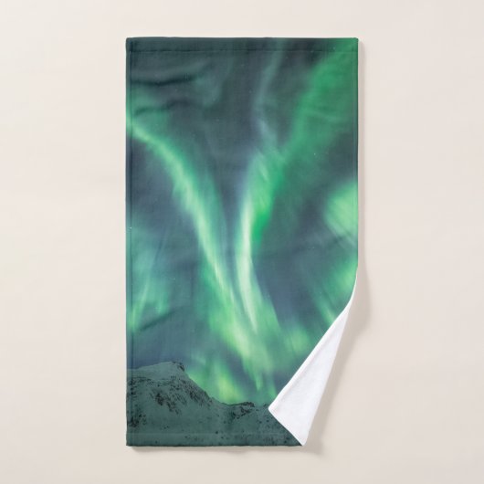 Nordlichter Norwegen Handtuch (Handtuch)