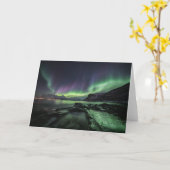 Nordlichter Norwegen Karte (Gelbe Blume)