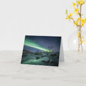 Nordlichter Norwegen Karte (Gelbe Blume)