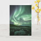 Nordlichter Norwegen Karte (Gelbe Blume)