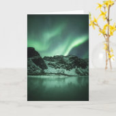 Nordlichter Norwegen Karte (Gelbe Blume)