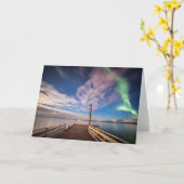 Nordlichter Norwegen Karte (Gelbe Blume)