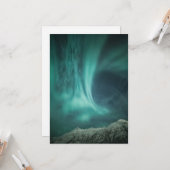 Nordlichter Norwegen Karte (Vorderseite/Rückseite Beispiel)