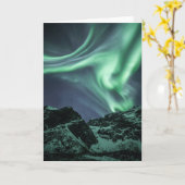 Nordlichter Norwegen Karte (Gelbe Blume)