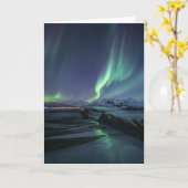 Nordlichter Norwegen Karte (Gelbe Blume)