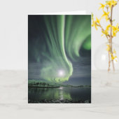 Nordlichter Norwegen Karte (Gelbe Blume)