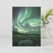 Nordlichter Norwegen Karte (Stehend Vorderseite)