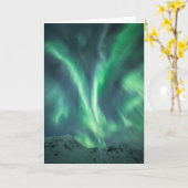 Nordlichter Norwegen Karte (Gelbe Blume)