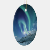 Nordlichter Norwegen Keramik Ornament (Rechts)