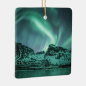 Nordlichter Norwegen Keramikornament (Rechts)